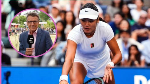 Emma Raducanu and Mats Wilander