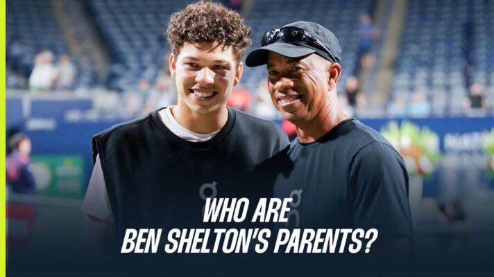 Ben Shelton with his dad Bryan