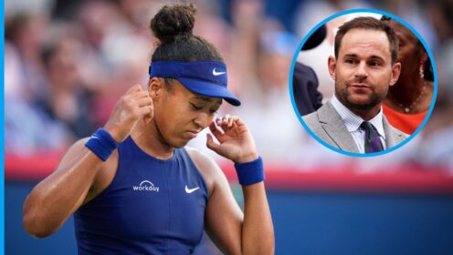 Naomi Osaka and Andy Roddick