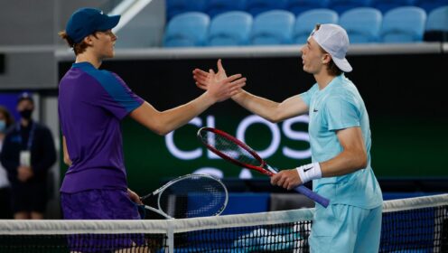 Denis Shapovalov and Jannik Sinner