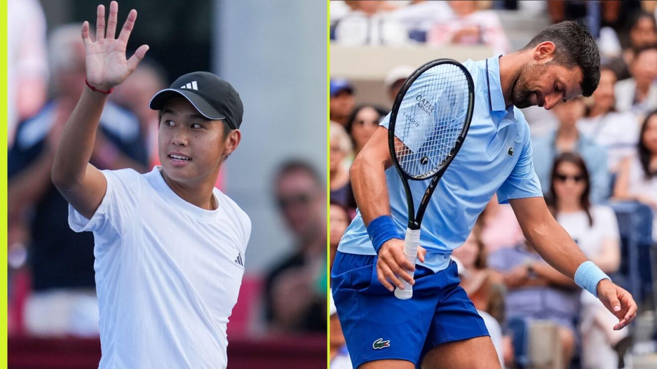 Tien and Djokovic