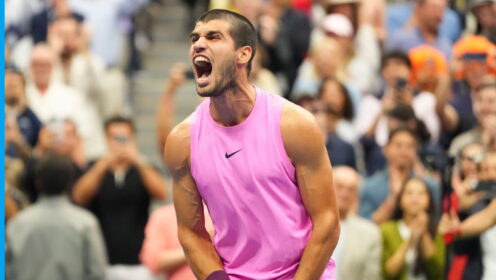 Carlos Alcaraz at the US Open