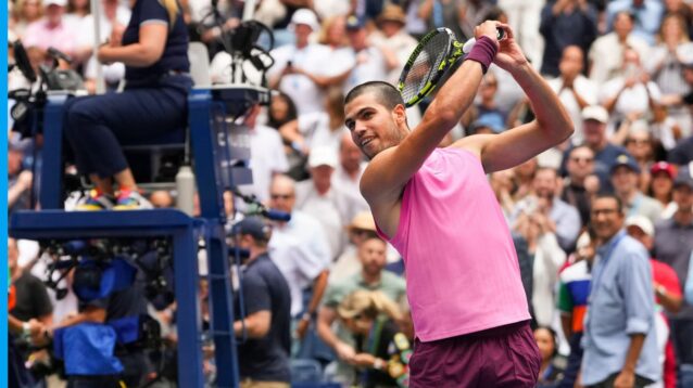 Carlos Alcaraz at the US Open