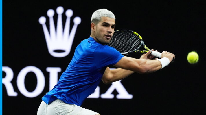Carlos Alcaraz at the Laver Cup