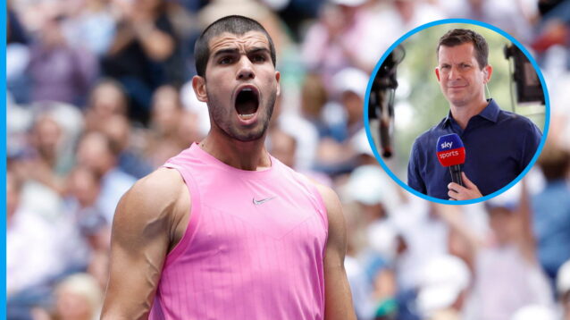 Carlos Alcaraz and Tim Henman