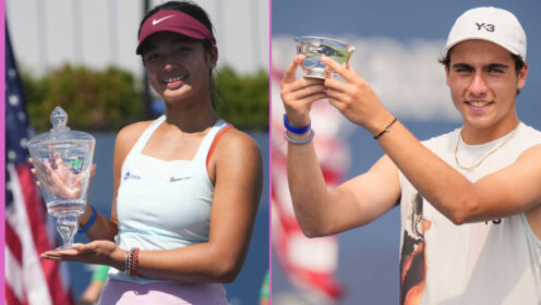 Pictured: Alex Eala and Ivan Ivanov