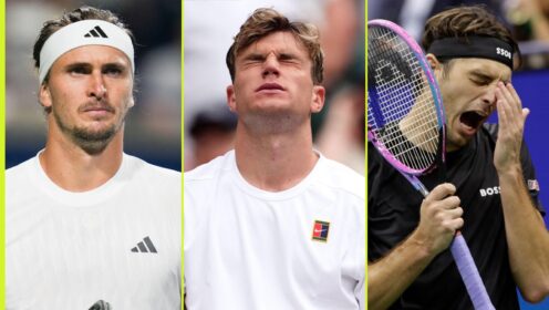 Alexander Zverev, Jack Draper and Taylor Fritz