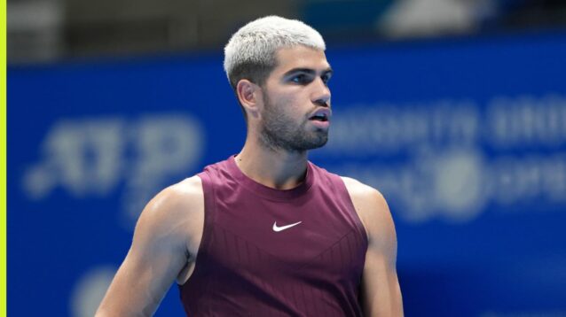 Carlos Alcaraz in Tokyo