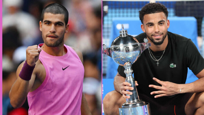 Pictured: Carlos Alcaraz and Arthur Fils
