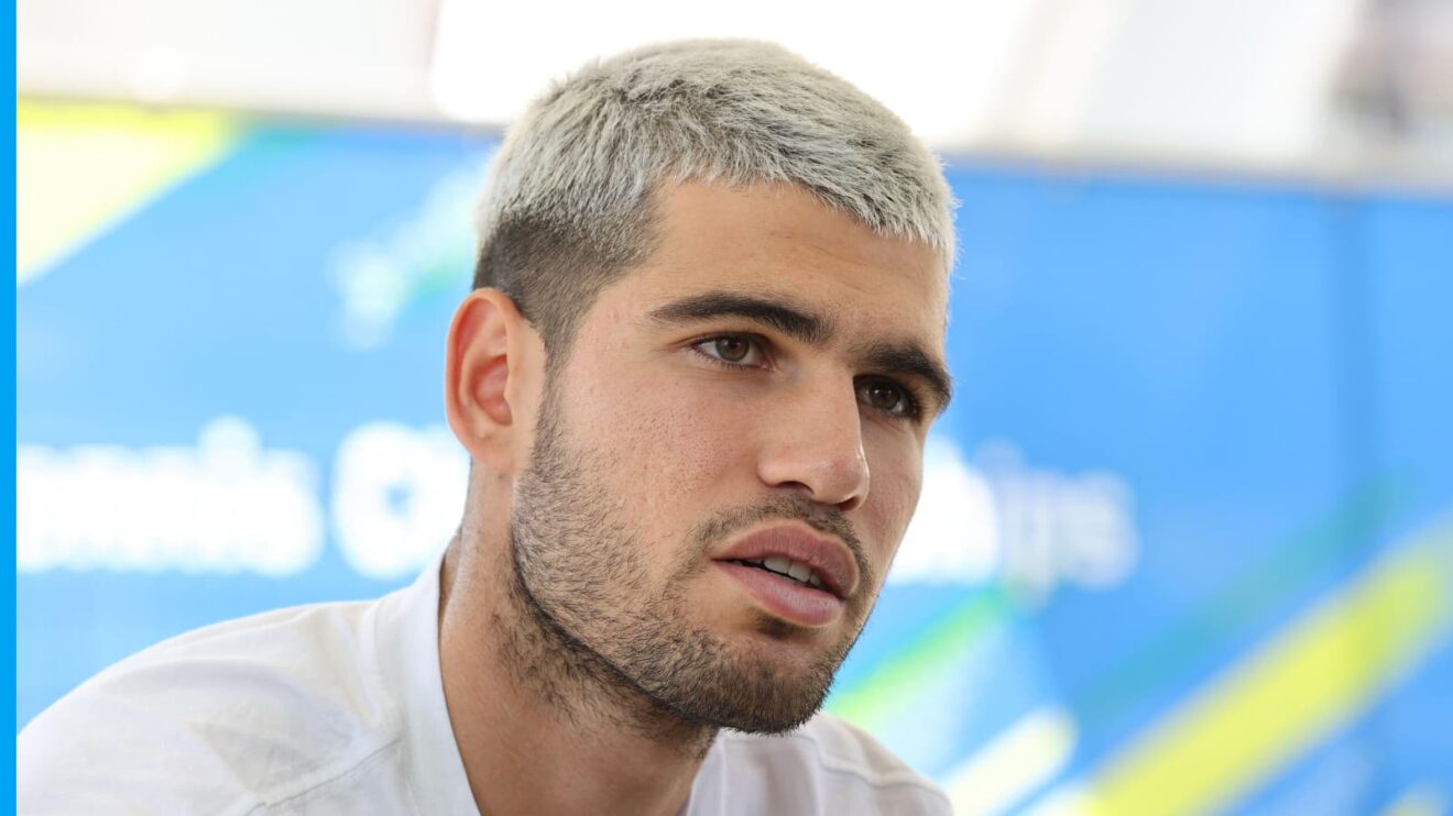 Carlos Alcaraz at the Japan Open