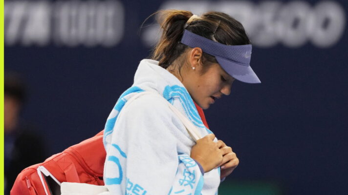 Emma Raducanu beaten