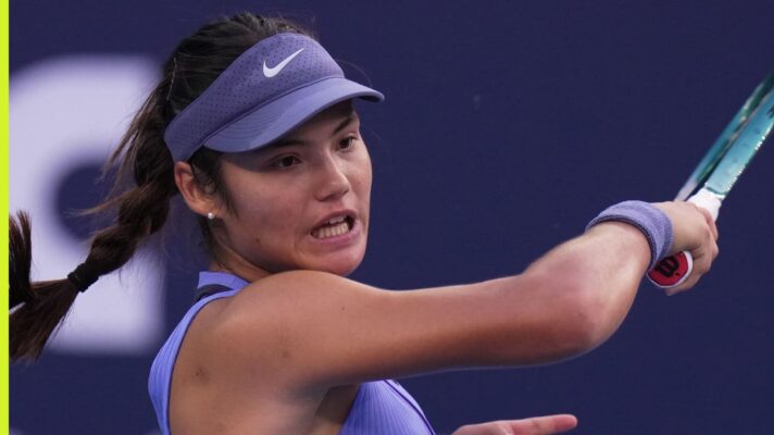 Emma Raducanu at the China Open
