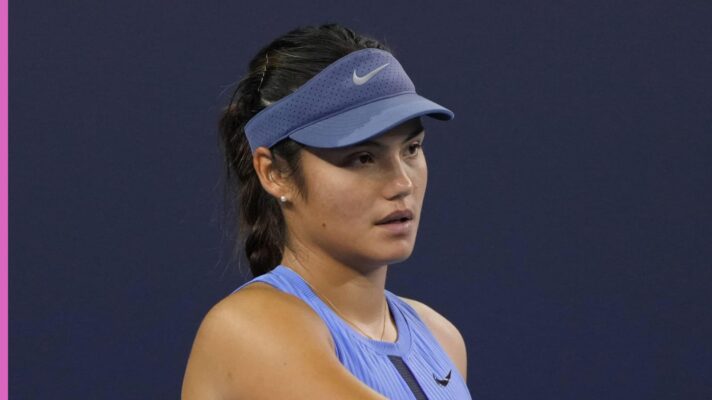 Emma Raducanu at the China Open