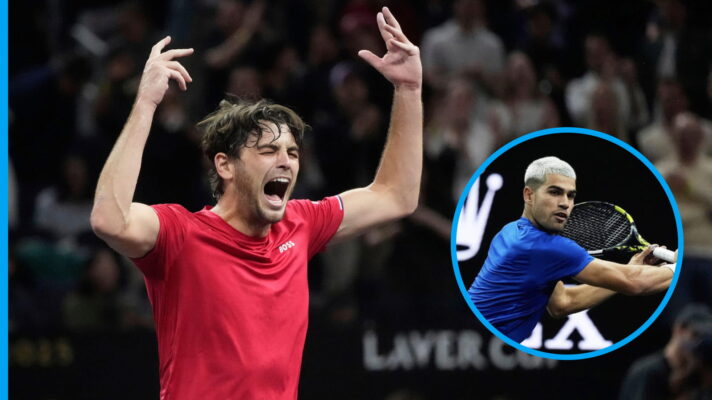 Taylor Fritz and Carlos Alcaraz
