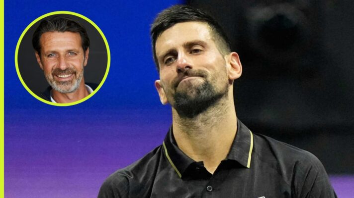Patrick Mouratoglou and Novak Djokovic