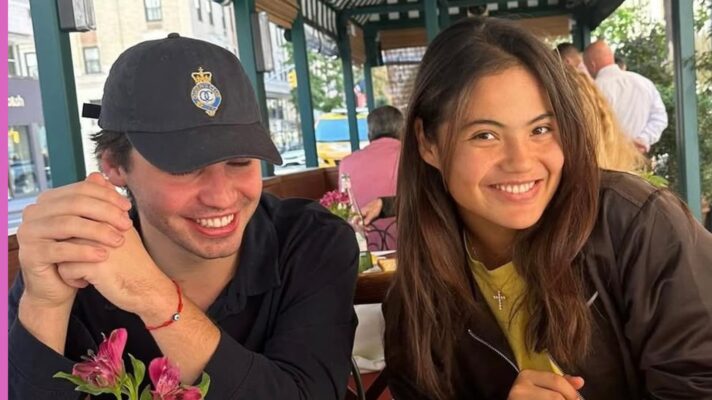 Emma Raducanu with Benjamin Heynold