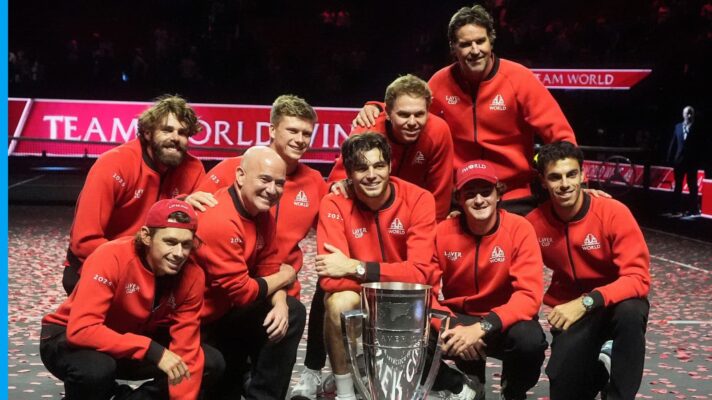 Pictured: Team World at the 2025 Laver Cup.