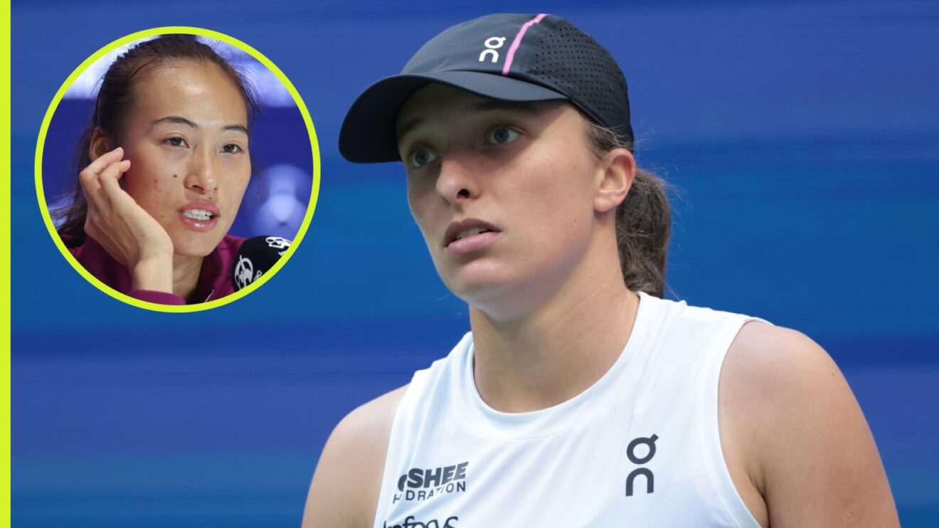 Iga Swiatek and Zheng Qinwen