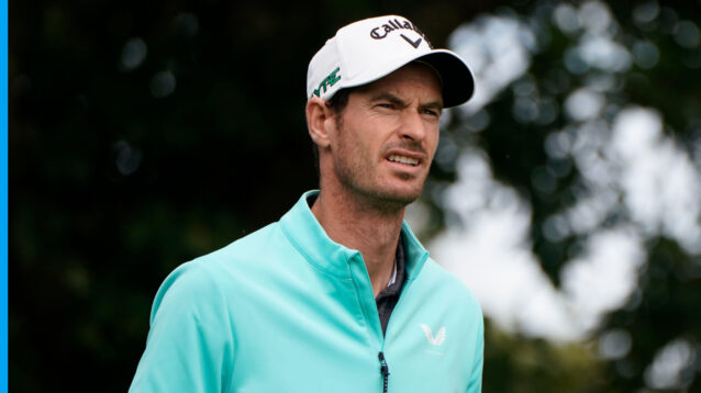 Andy Murray at a golf event