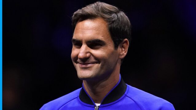 Roger Federer at the Laver Cup