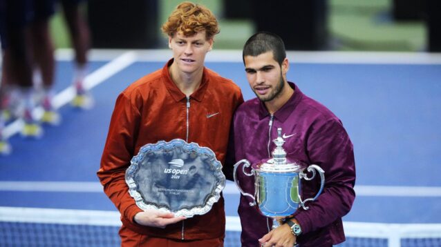 Jannik Sinner and Carlos Alcaraz