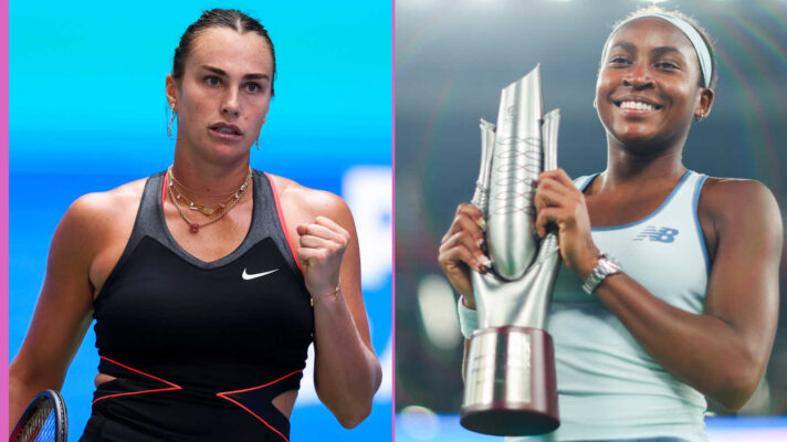 Pictured: Aryna Sabalenka and Coco Gauff