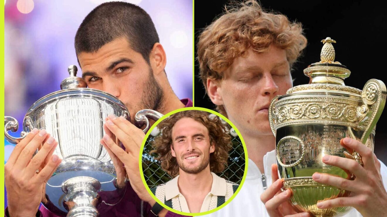 Stefanos Tsitsipas discusses Carlos Alcaraz and Jannik Sinner