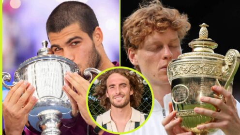 Stefanos Tsitsipas discusses Carlos Alcaraz and Jannik Sinner