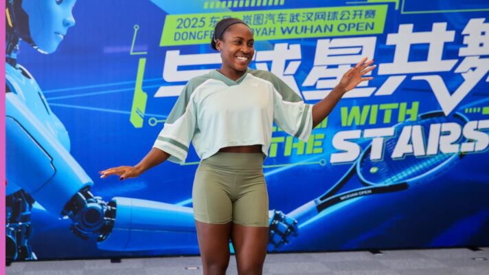 Coco Gauff at the Wuhan Open