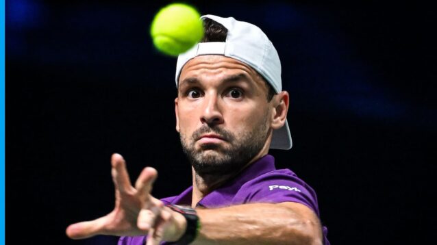 Grigor Dimitrov focused