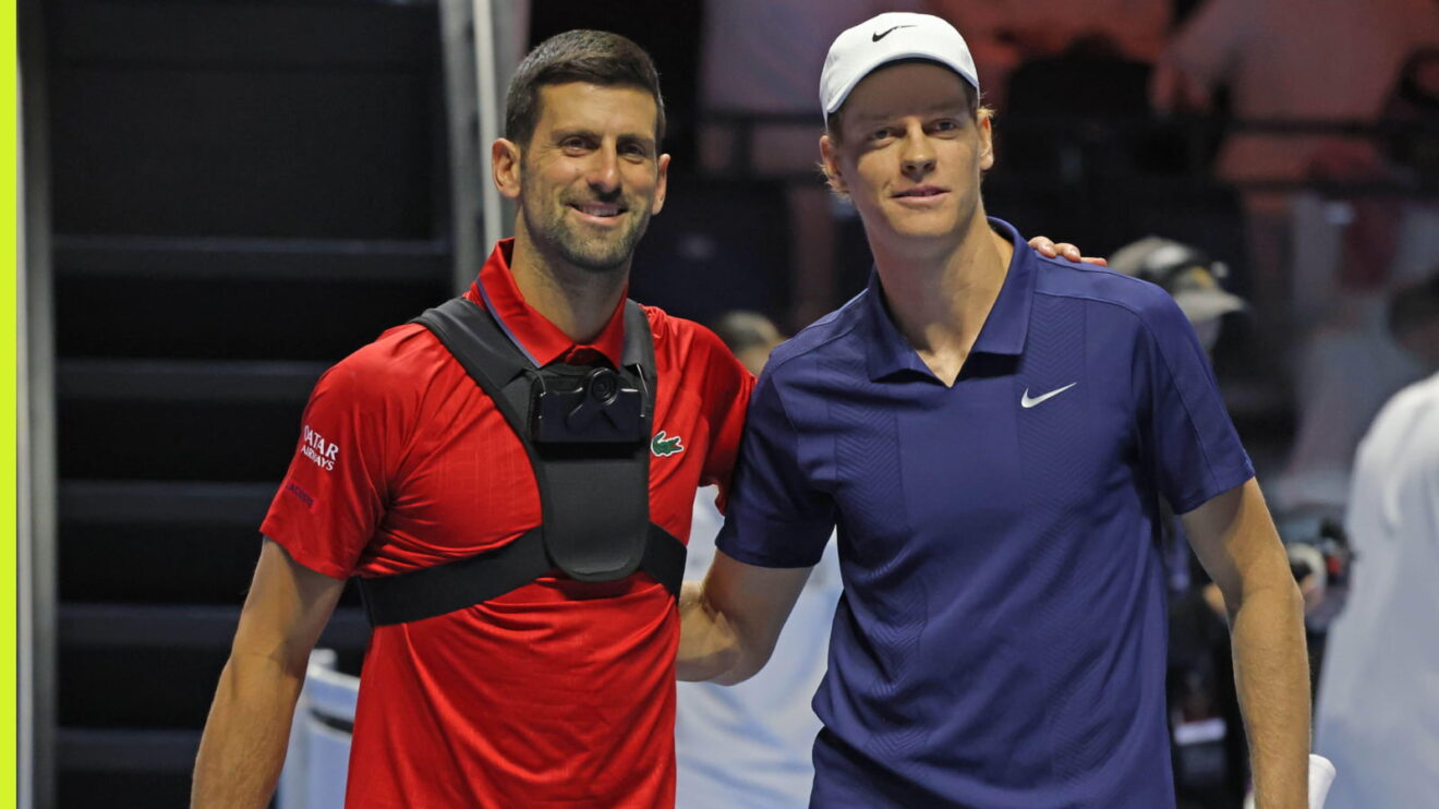 Novak Djokovic and Jannik Sinner