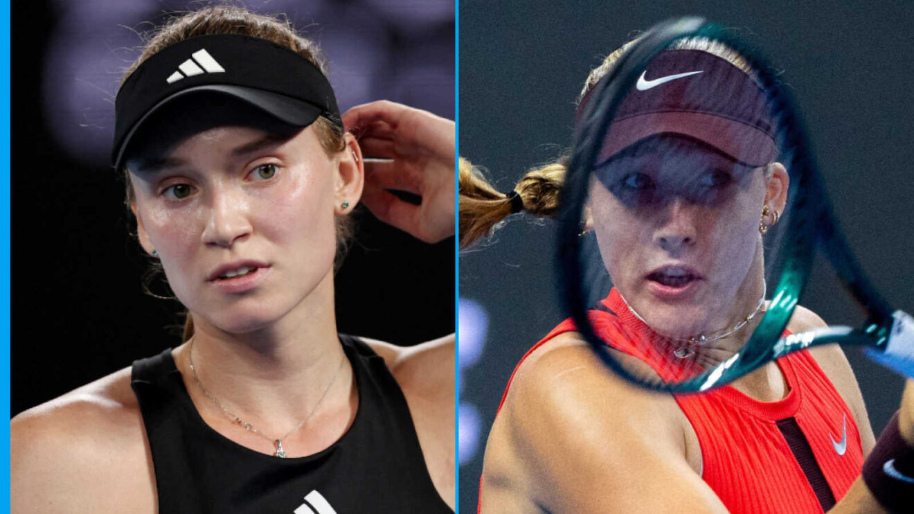 Pictured: Elena Rybakina and Mirra Andreeva