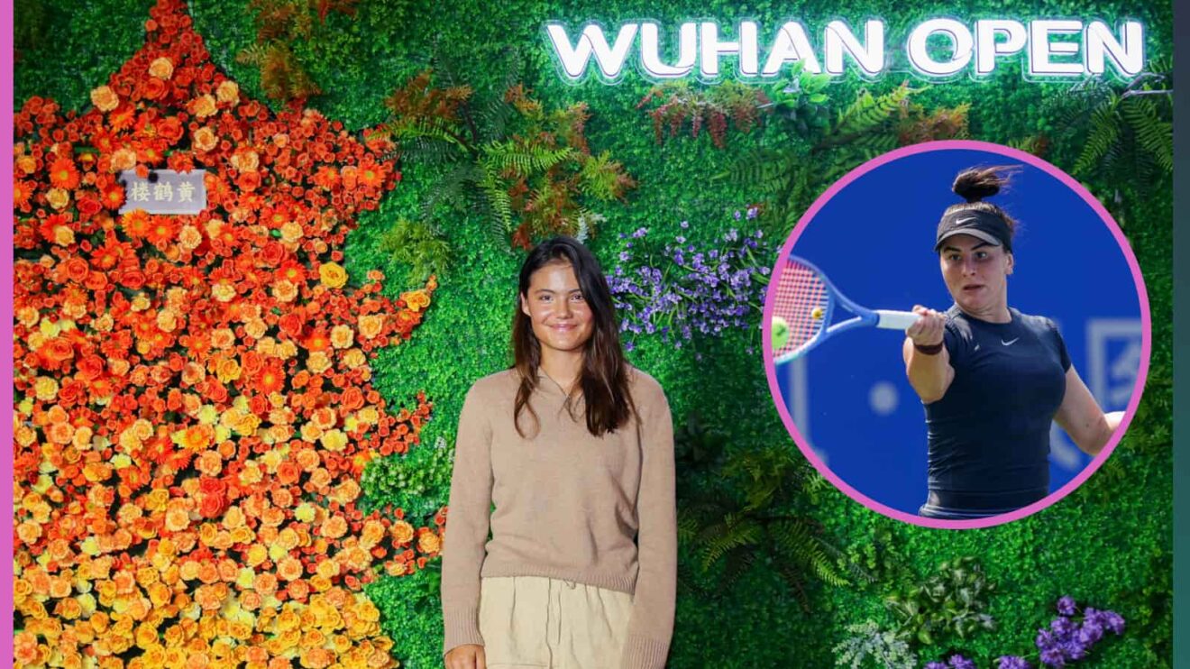 Emma Raducanu and Bianca Andreescu in Wuhan