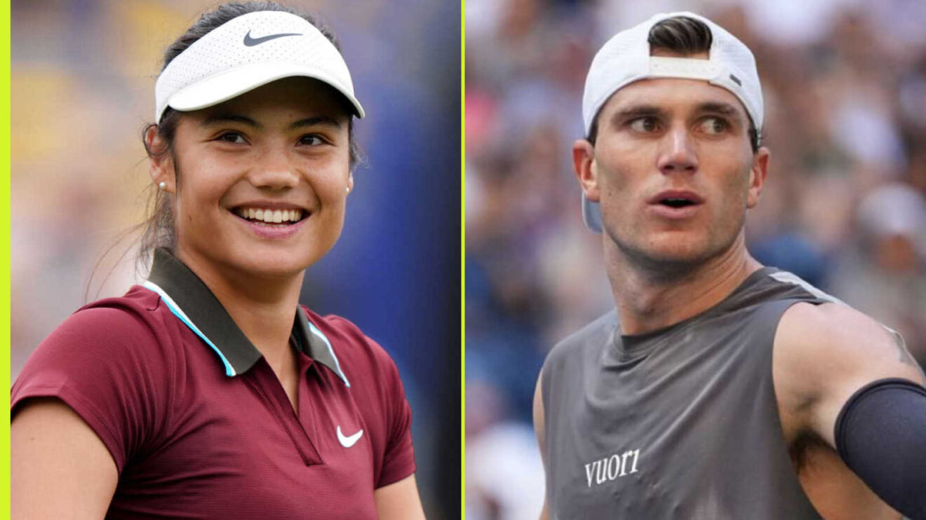 Pictured: Emma Raducanu and Jack Draper