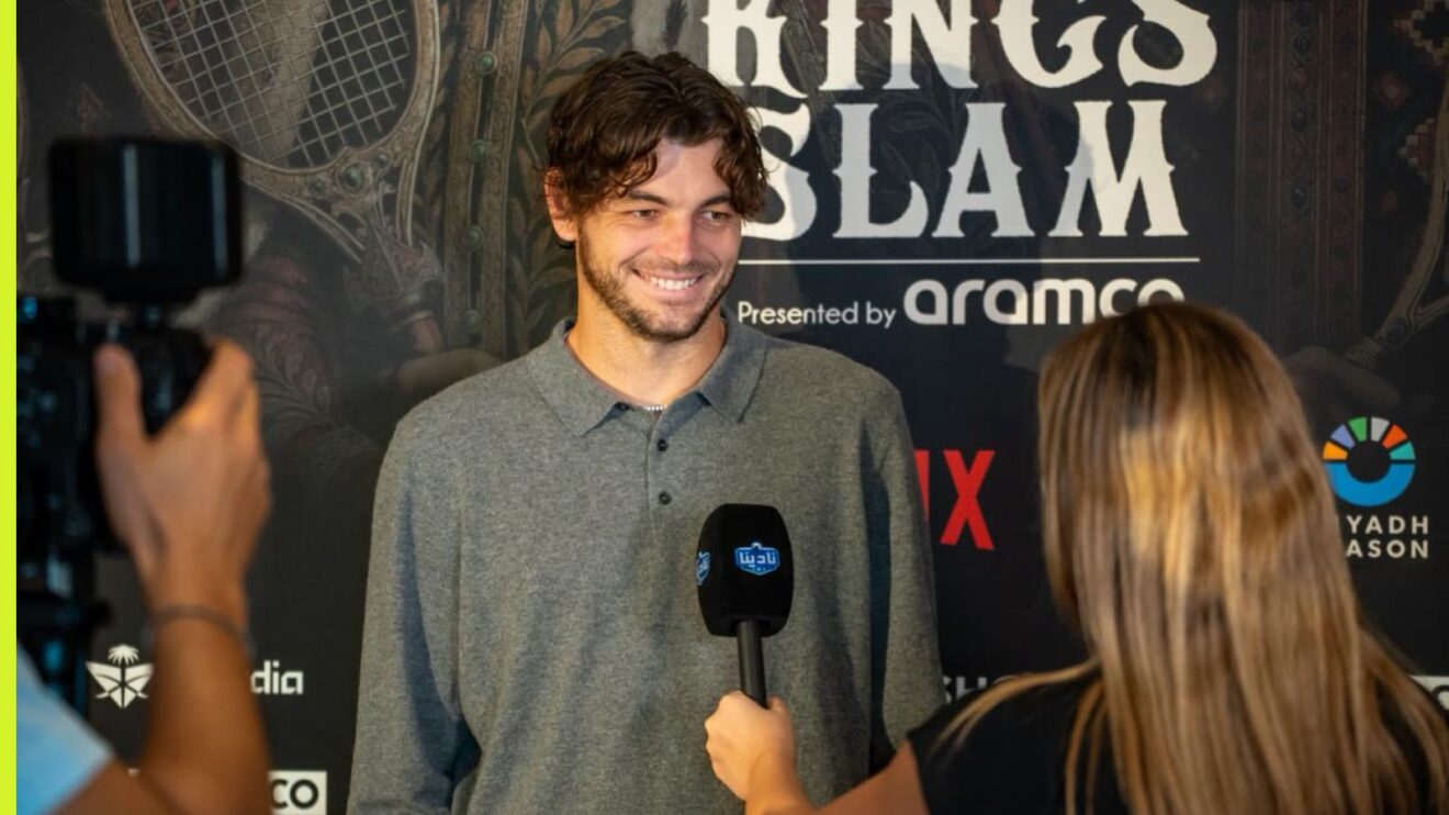 Taylor Fritz at the Six Kings Slam