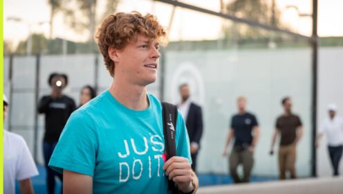 Jannik Sinner in Saudi Arabia for the Six Kings Slam