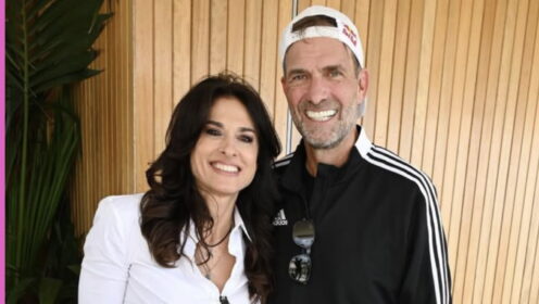 Jurgen Klopp and Gabriela Sabatini
