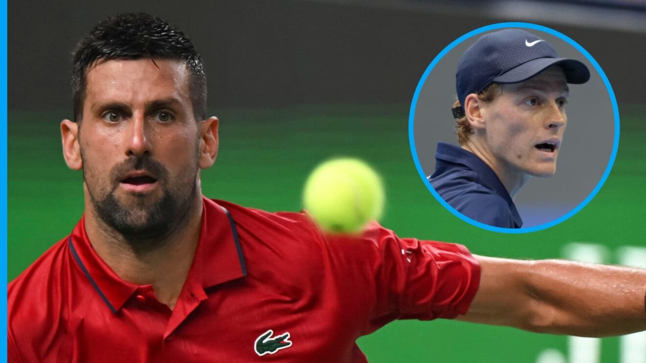 Novak Djokovic and Jannik Sinner