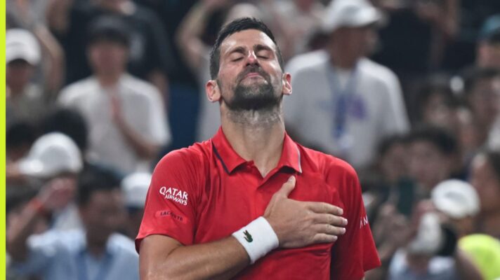 Novak Djokovic after his win