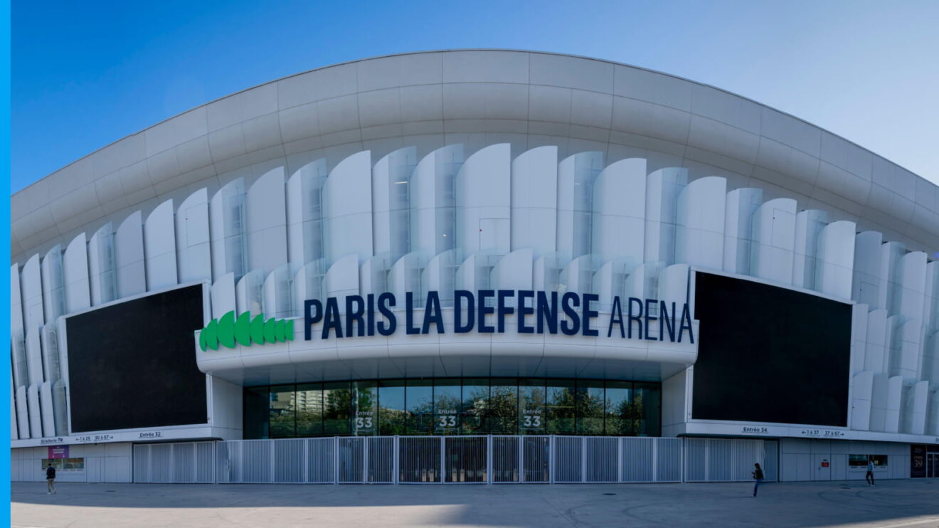 Pictured: The La Defense Arena in Paris.