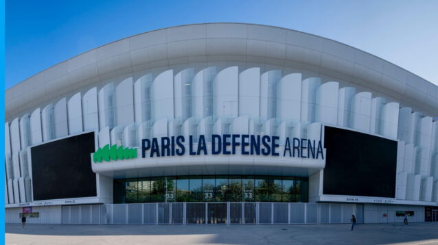 Pictured: The La Defense Arena in Paris.