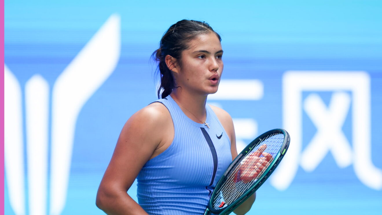 Emma Raducanu in Wuhan