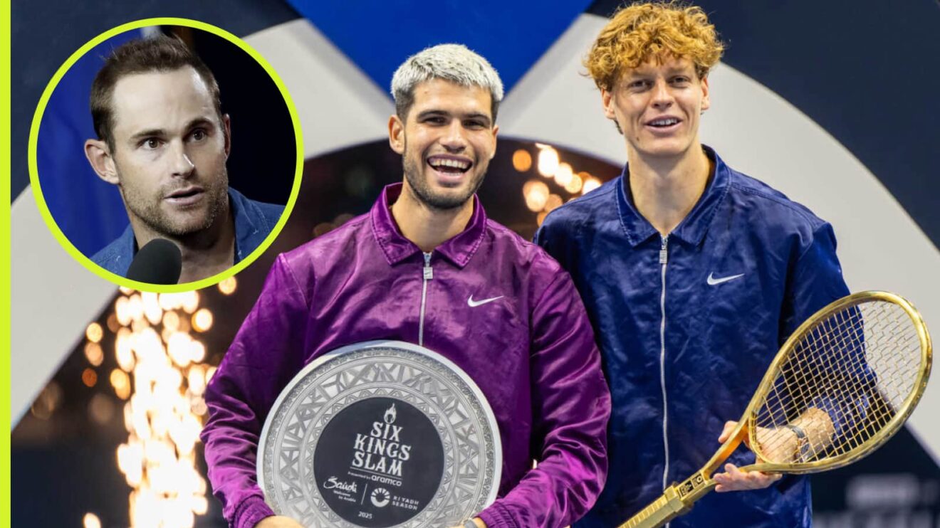 Carlos Alcaraz, Jannik Sinner and Andy Roddick