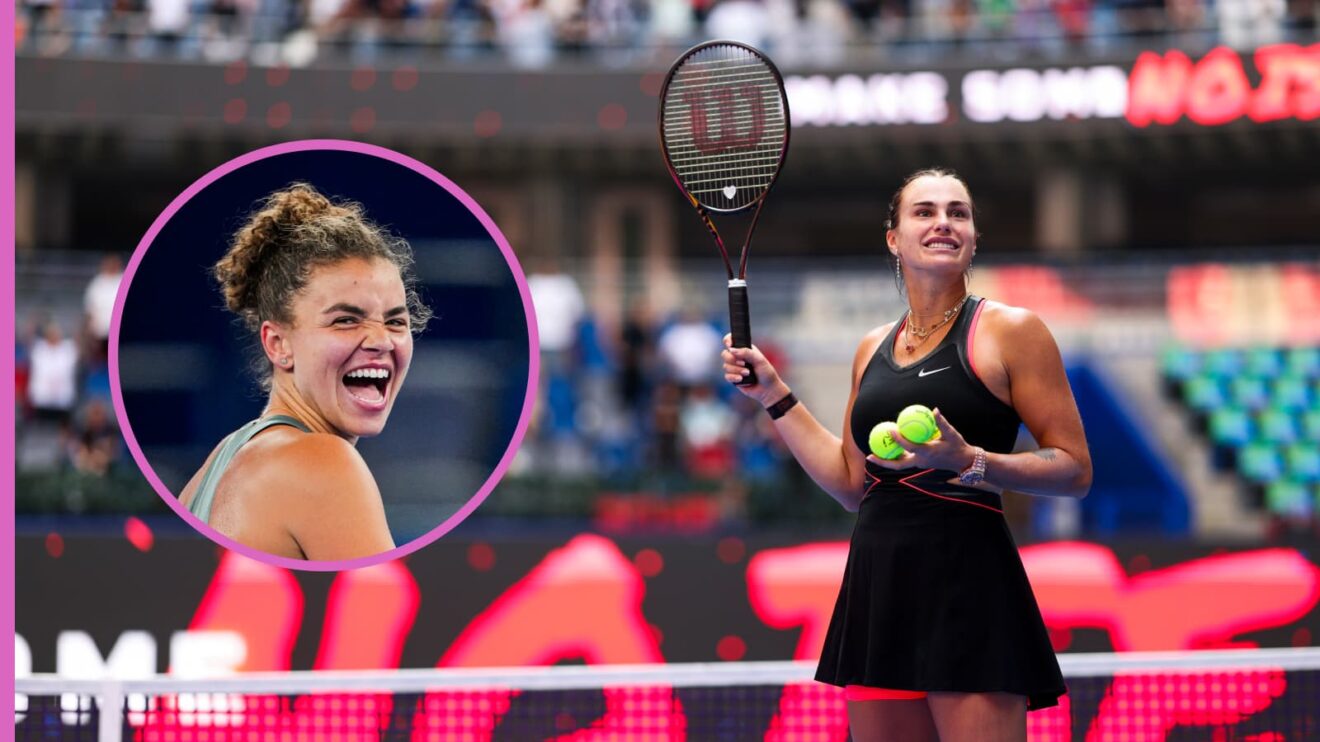 Aryna Sabalenka and Jasmine Paolini