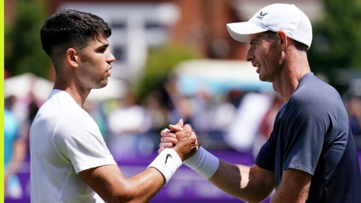 Carlos Alcaraz and Andy Murray