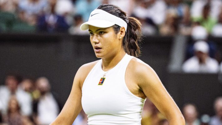 Emma Raducanu at Wimbledon