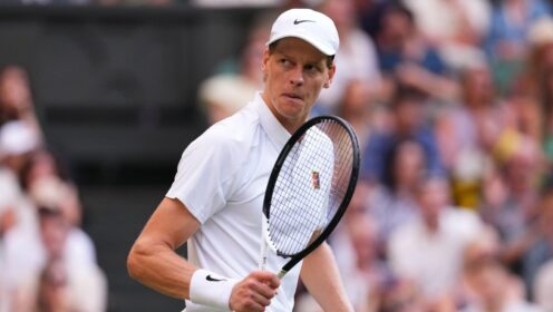 Jannik Sinner at Wimbledon