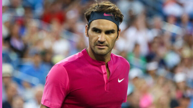 Roger Federer wearing Nike clothes