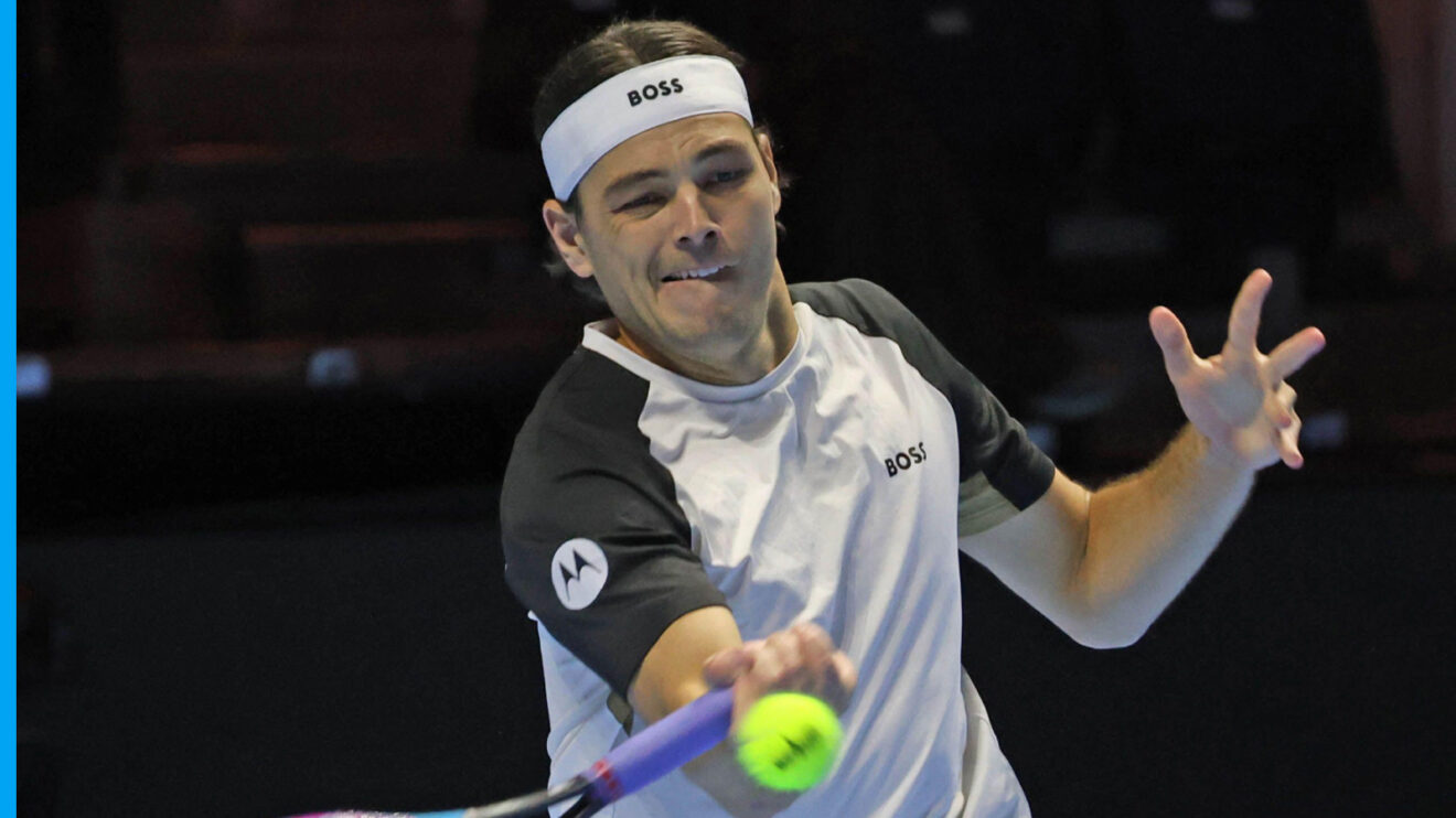 Taylor Fritz at the 6 Kings Slam