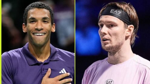 Felix Auger-Aliassime and Alexander Bublik